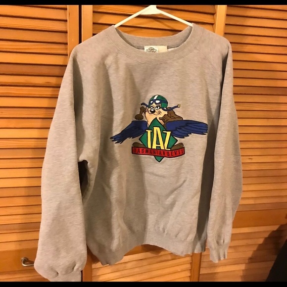 Vintage Acme Clothing Co Tazmanian Devil Sweatshirt Medium - Picture 2 of 5